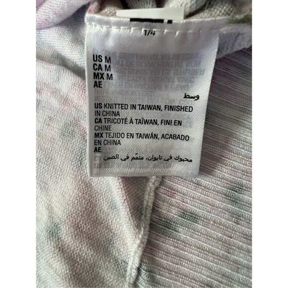 NWT! INC International Concepts Sybil Blooms Floral Cropped Cardigan Sweater M - Picture 5 of 10